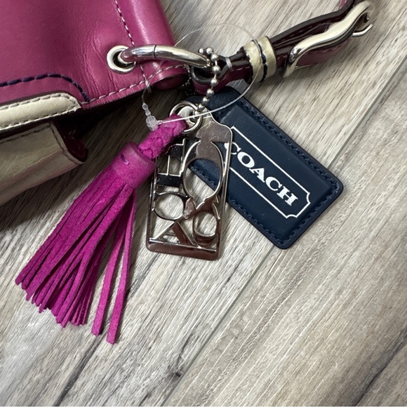 Coach Legacy Willis 70th Anniversary 19031 Berry and Slate Distressed Leather - Picture 2 of 16